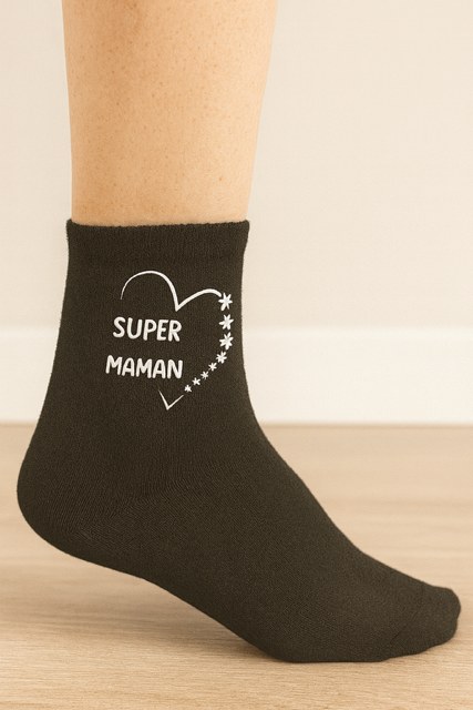 Chaussettes Femme « Super maman » 