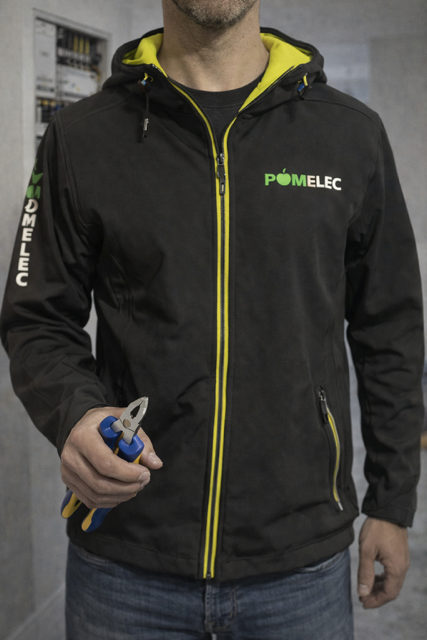 blouson softshell de face