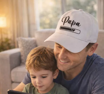 🧢 Casquette homme « Bientôt papa »