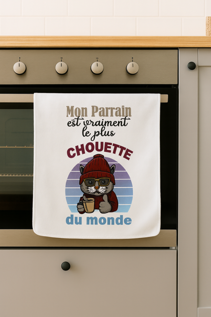Torchon “Mon parrain est vraiment le plus chouette” 