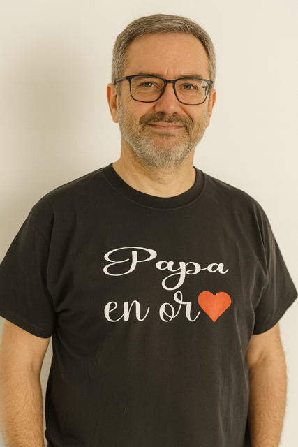 👑 T-shirt homme « Papa en or »