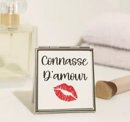 Miroir de poche – Connasse d’amour