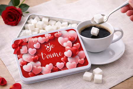 Boîte de rangement personnalisé – “Je t’aime” ❤️☕
