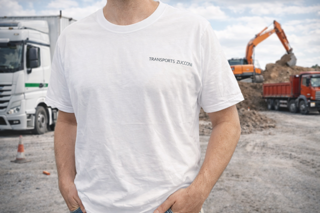 t shirt blanc devant