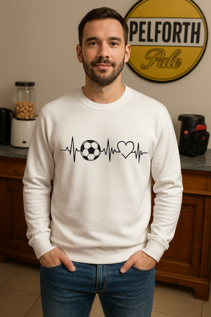 Pull homme "Ligne de vie : football" 
