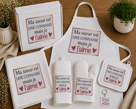 🎁😄 Coffret Cadeau « Ma sœur est une connasse… mais je l’aime » 💖✨