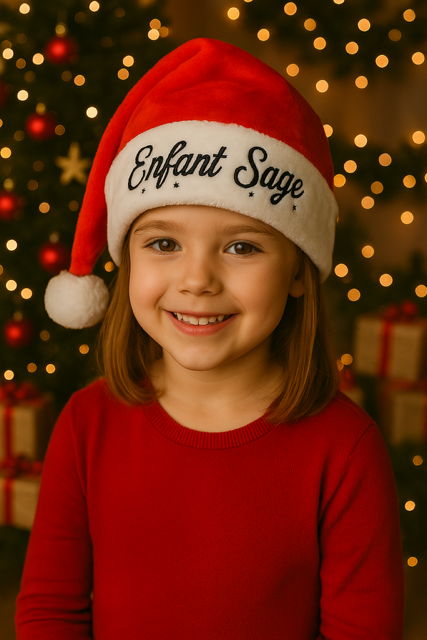 Bonnet de Noël enfant "Sage" 