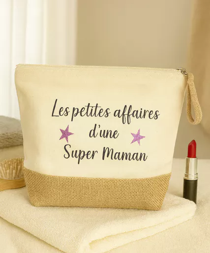 Trousse de toilette – Les petites affaires d’une super maman