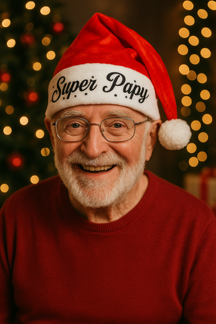 Bonnet de Noël homme "Super...🎅 