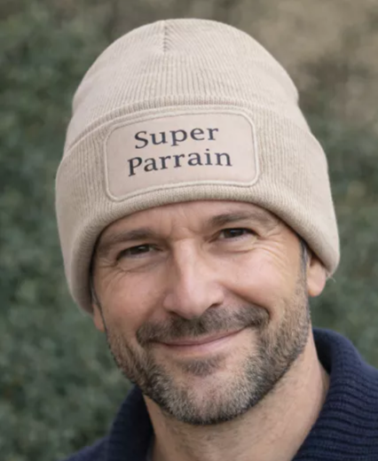 🧢 Bonnet homme « Super Parrain »