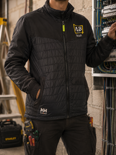 Flocage sur blouson face
