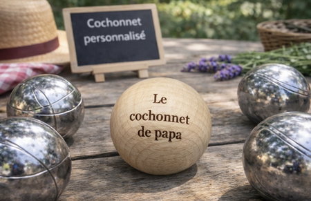  Cochonnet personnalisé – Le cochonnet de papa