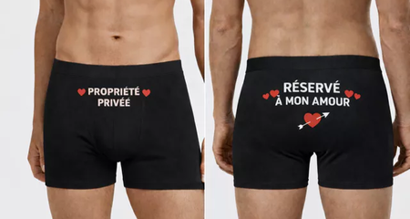 Boxer Homme « Propriété privée » – Défense d’entrer… sauf autorisation spéciale