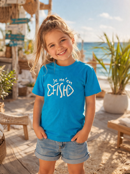 👕 T-shirt enfant « Je m’en fish »