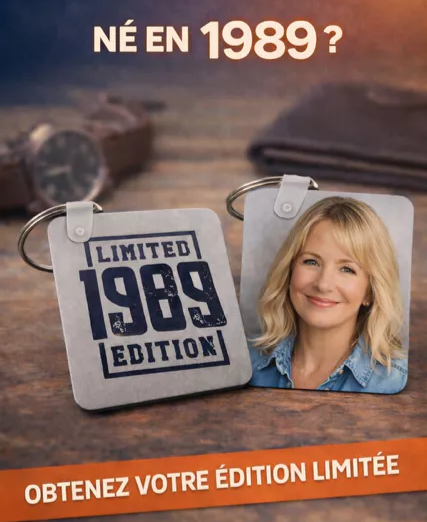 🔑 Porte-clés personnalisé – Édition limitée 1989