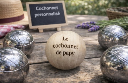 Cochonnet personnalisé – Le cochonnet de papy