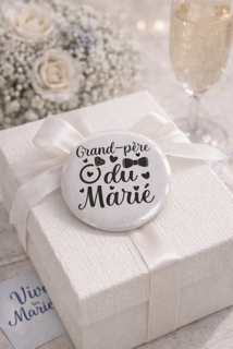 🎉 Badge « Grand-père du marié »