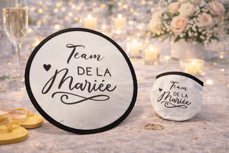 🪭 Éventail pliant « Team de la mariée »