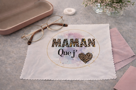 Essuie-lunettes – “Maman que j’aime” 💖👓
