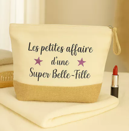 Trousse de toilette – Les petites affaires d’une super belle-fille